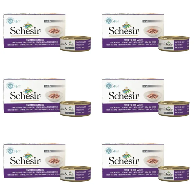 SCHESIR Tuňák s hovězí panenkou 50G x 36