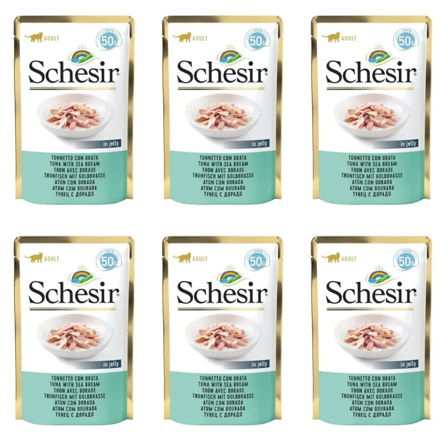 SCHESIR Tuňák s mořskou pražmou 6x50g