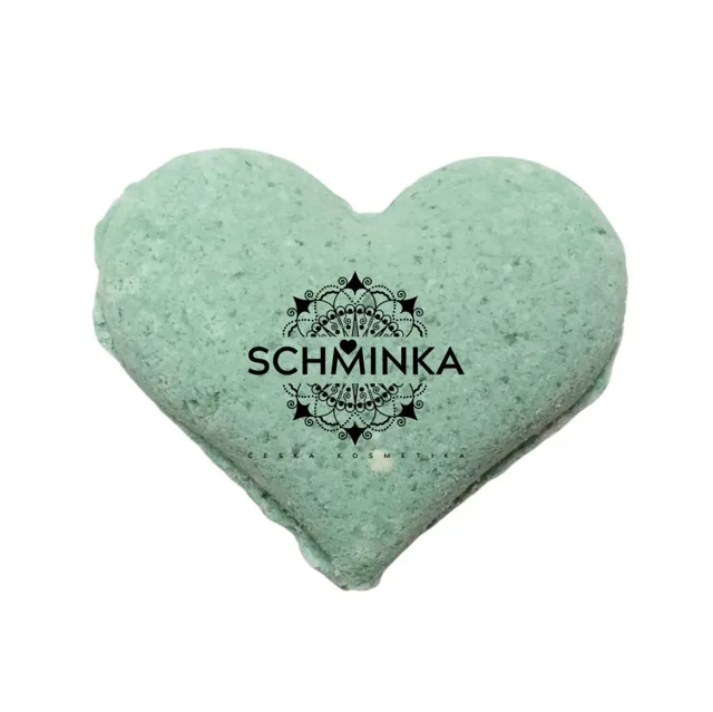 Schminka Šumivé máslové srdíčko do koupele Luční kvítí 45 g
