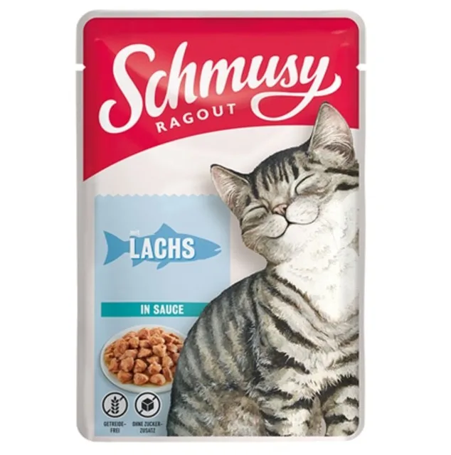 SCHMUSY RAGOUT s lososem v omáčce 100 g