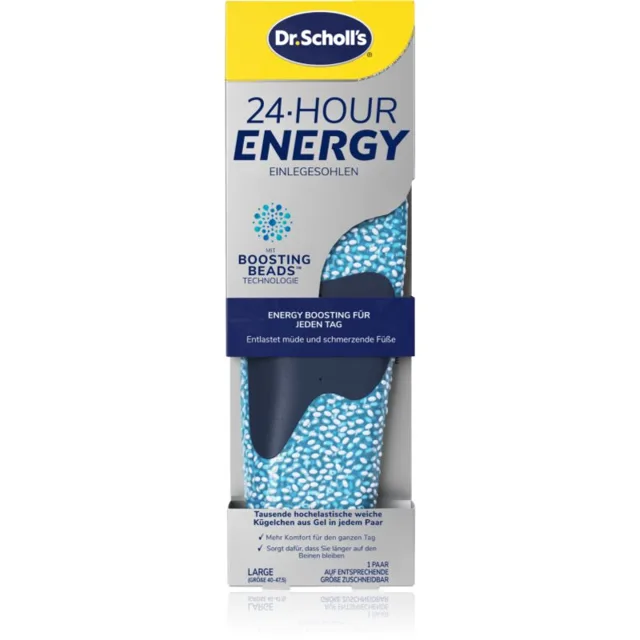 Scholl Dr. Scholl's 24 Hour Energy vložky do bot velikost L 1 pár