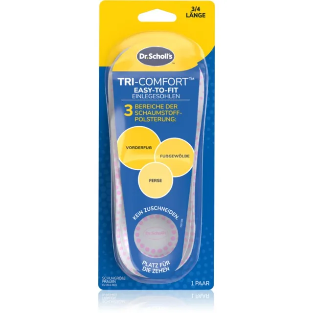 Scholl Dr. Scholl's Tri-Comfort vložky do bot velikost Small - Women's EU 35.5 - 40.5 1 pár