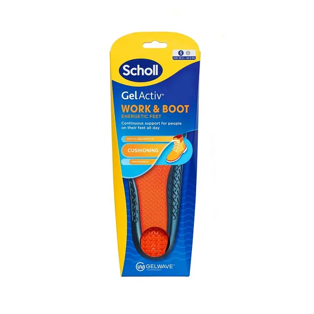 SCHOLL GelActiv work & boot gelové vložky S 1 pár
