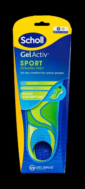 Scholl Gelové vložky do bot GelActiv Sport Insole 1 pár Small