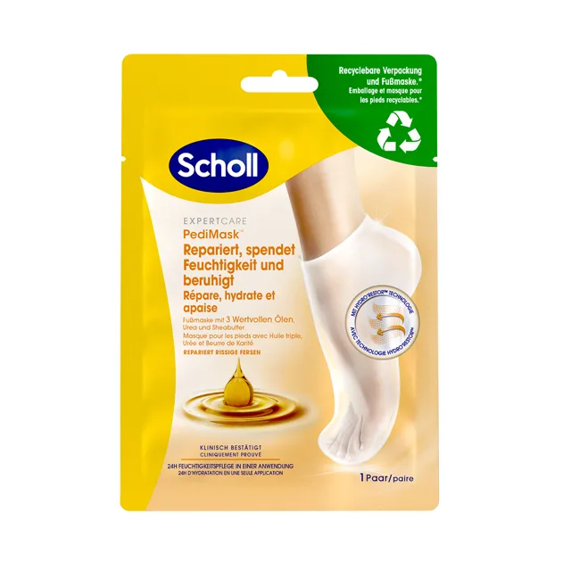 Scholl Maska na chodidla PediMask™ Triple Oil Foot Mask 1 pár