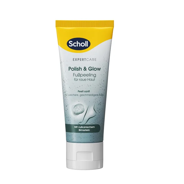 Scholl Peeling na chodidla Polish & Glow Foot Scrub 75 ml