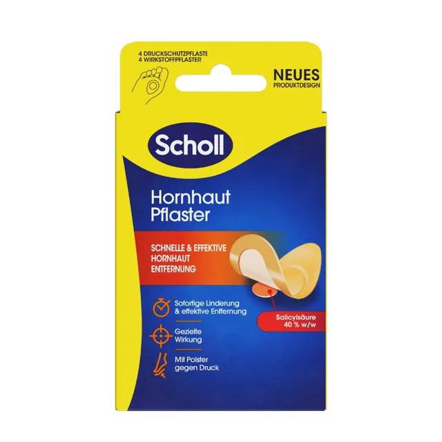 Scholl Polštářky na citlivá místa chodidel 4 ks