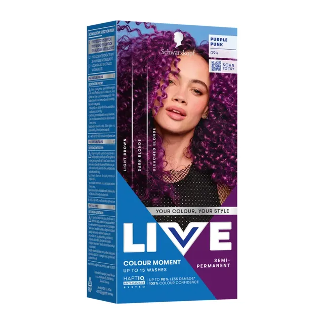 Schwarzkopf Barva na vlasy Live Ultra Brights 094 rebelská fialová