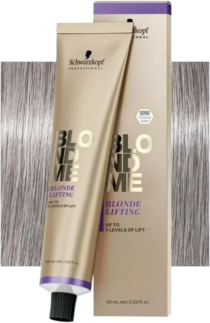 Schwarzkopf BlondMe Blonde Lifting Steel Blue 60ml - 12-21-poškozená krabice