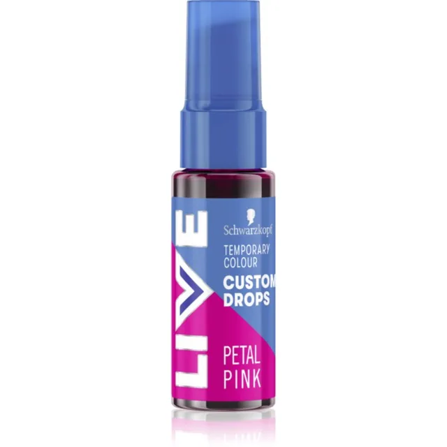 Schwarzkopf LIVE Drops smývatelný barevný stín odstín Růžový květ 30 ml