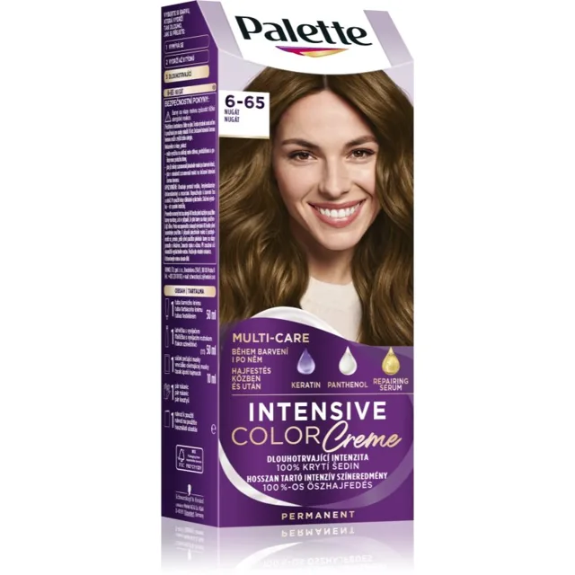 Schwarzkopf Palette Intensive Color Creme permanentní barva na vlasy odstín 6-65 (W5) Nougat 1 ks