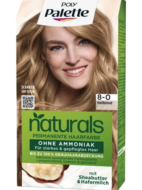 Schwarzkopf Palette NATURALS Color Creme Barva na vlasy Naturals 8-0 světlá blond