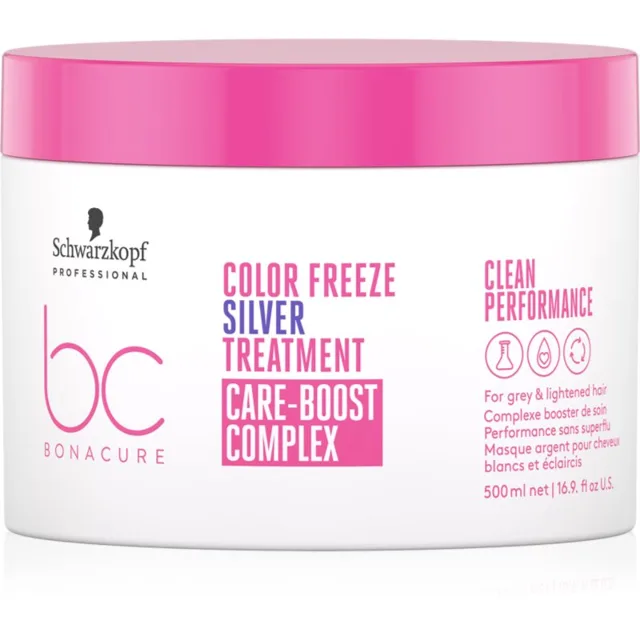 Schwarzkopf Professional BC Bonacure Color Freeze Silver pečující maska pro blond a melírované vlasy 500 ml