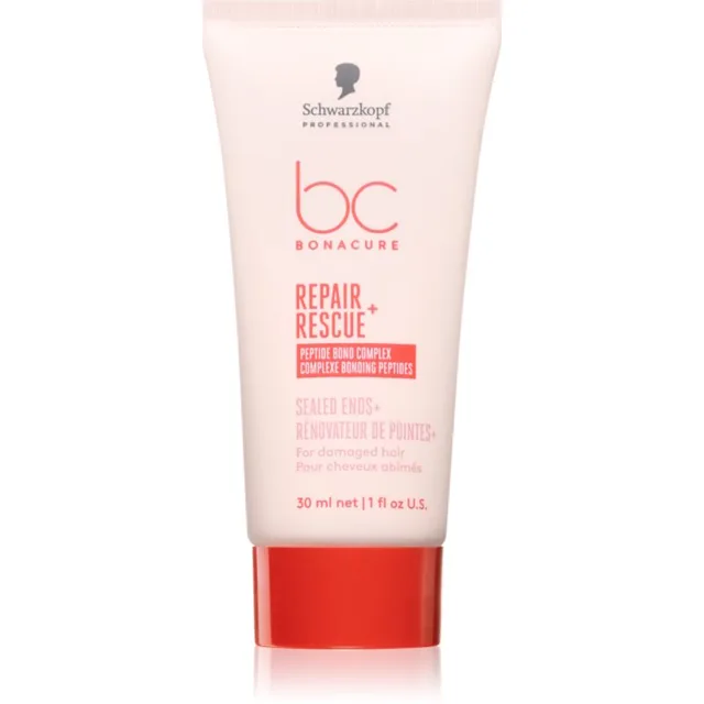 Schwarzkopf Professional BC Bonacure Repair Rescue+ krémové sérum pro velmi poškozené vlasy s roztřepenými konečky 30 ml