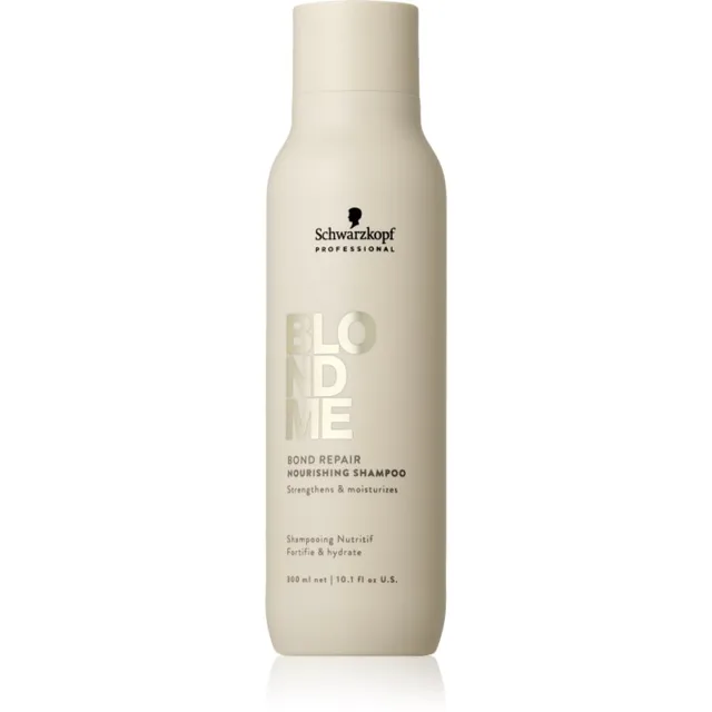 Schwarzkopf Professional Blondme Bond Repair Nourishing Shampoo intenzivně vyživující šampon pro blond vlasy 300 ml