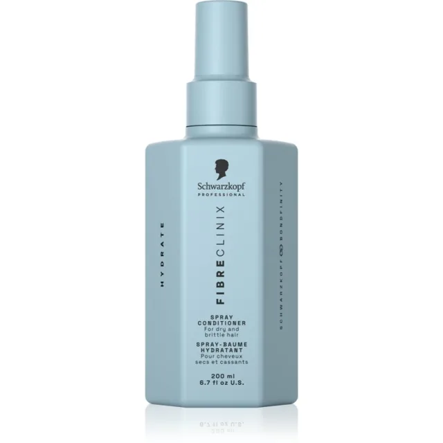 Schwarzkopf Professional Fibre Clinix Hydrate Spray Conditioner bezoplachový hydratační kondicionér ve spreji 200 ml