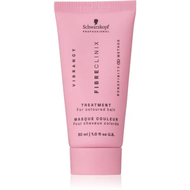 Schwarzkopf Professional Fibre Clinix Vibrancy Treatment regenerační maska pro barvené vlasy 30 ml