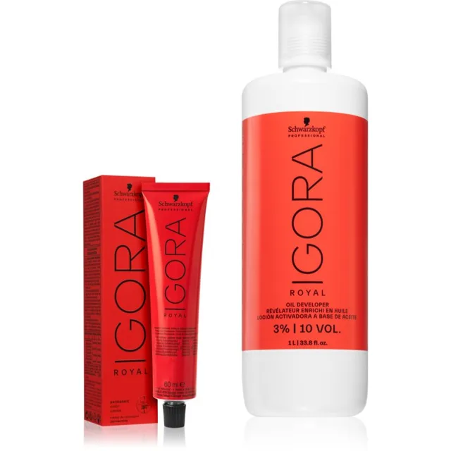 Schwarzkopf Professional IGORA Royal sada při barvení vlasů