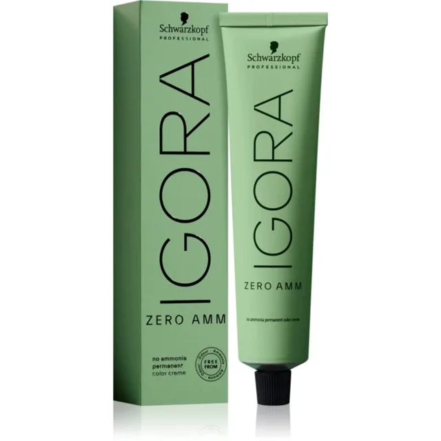 Schwarzkopf Professional IGORA ZERO AMM permanentní barva na vlasy bez amoniaku odstín 7-67 60 ml