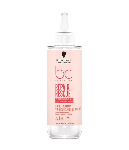 Schwarzkopf Professional Kúra pro lesk vlasů Repair Rescue+ Shine Treatment 200 ml