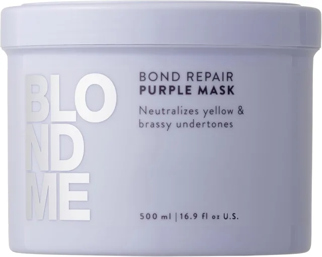 Schwarzkopf Professional Neutralizační maska na vlasy BlondMe Bond Repair Purple Mask 500 ml