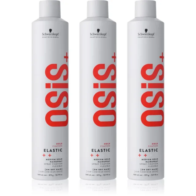 Schwarzkopf Professional Osis+ Elastic sprej na vlasy se střední fixací výhodné balení