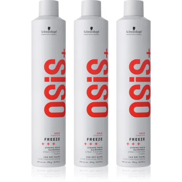 Schwarzkopf Professional Osis+ Freeze lak na vlasy se silnou fixací výhodné balení