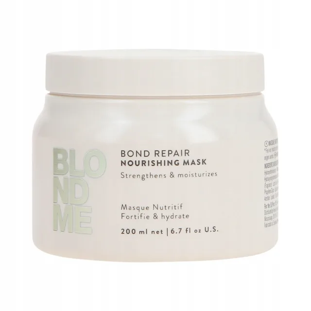 Schwarzkopf Professional Vyživující maska na vlasy BlondMe Bond Repair Nourishing Mask 200 ml