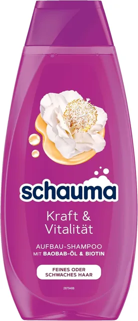 Schwarzkopf Šampon Schauma Strength & Vitality 400 ml