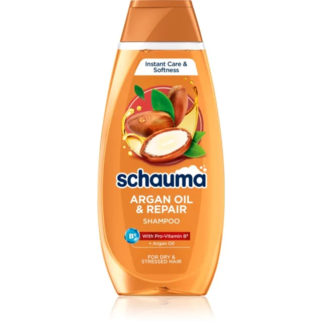 Schwarzkopf Schauma Argan Oil & Repair obnovující šampon pro suché a poškozené vlasy 400 ml