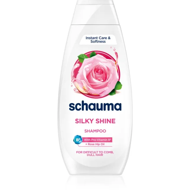 Schwarzkopf Schauma Rose Oil šampon a kondicionér 2 v 1 pro snadné rozčesání vlasů 400 ml