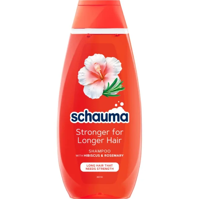 Schwarzkopf schauma šampon pro dlouhé vlasy s ibiškem a rozmarýnem, 400 ml