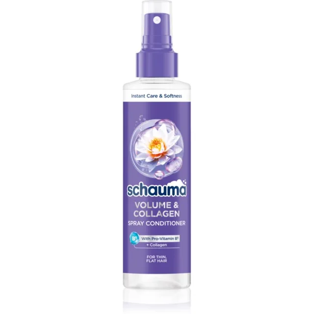 Schwarzkopf Schauma Volume & Collagen kondicionér ve spreji pro jemné a zplihlé vlasy 200 ml