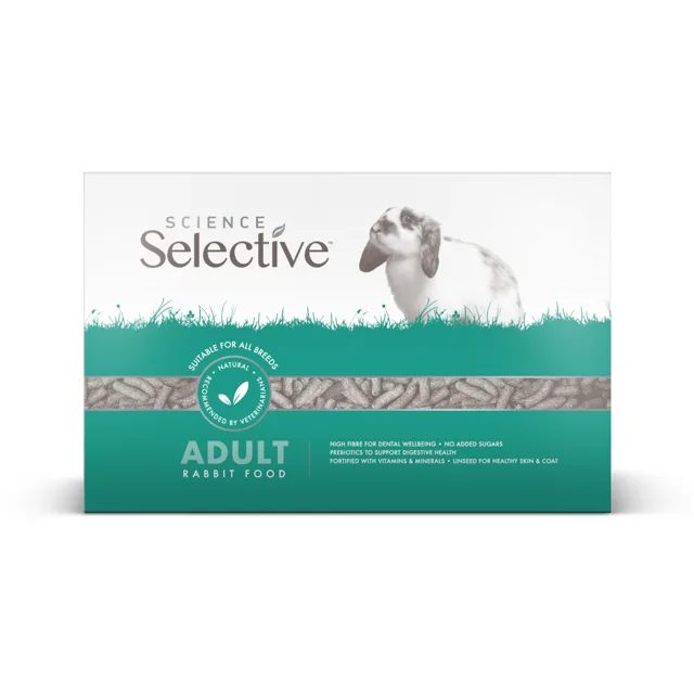 Science Selective Krmivo pro dospělé králíky - výhodné balení: 2 x 9 kg