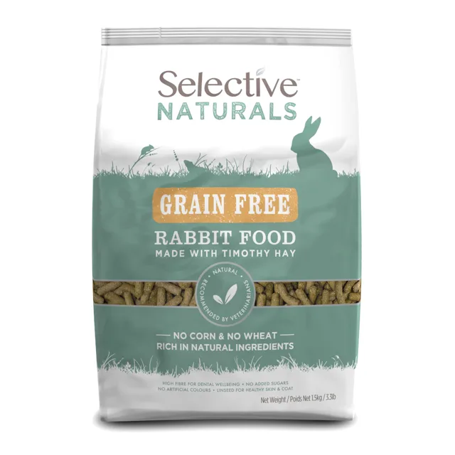 Science Selective Naturals Grain Free krmivo pro králíky - výhodné balení: 2 x 1,5 kg