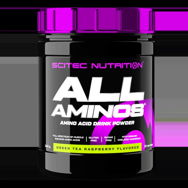 Scitec Nutrition All Aminos 340g - malina, zelené jablko