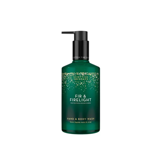 Scottish Fine Soaps Fir & Firelight mycí gel na ruce a tělo 300 ml