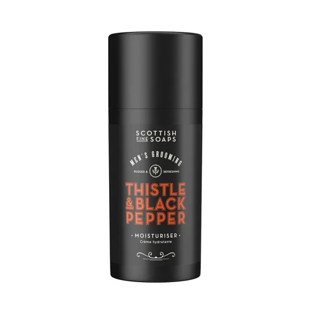Scottish Fine Soaps Thistle and Black Pepper pleťový krém 100 ml