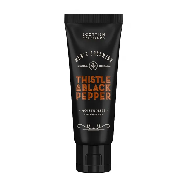 Scottish Fine Soaps Thistle & Black Pepper Pleťový hydratační krém 75 ml