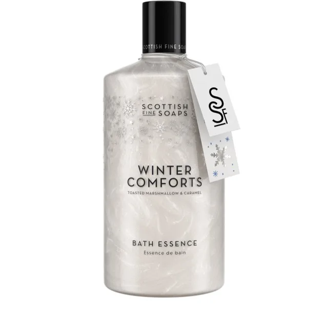 Scottish Fine Soaps Winter Comforts koupelová esence vůně Toasted Marshmallow & Caramel 500 ml