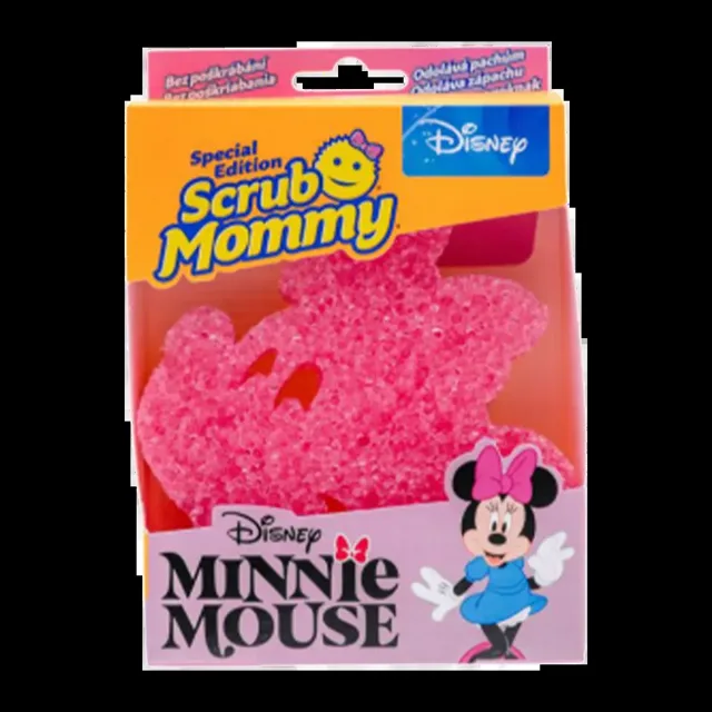 Scrub Mommy Houbička Minnie Mouse