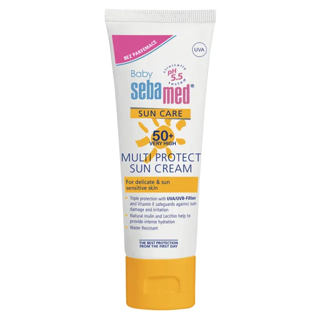 SEBAMED Baby Opalovací krém OF50+ bez parfému 75 ml