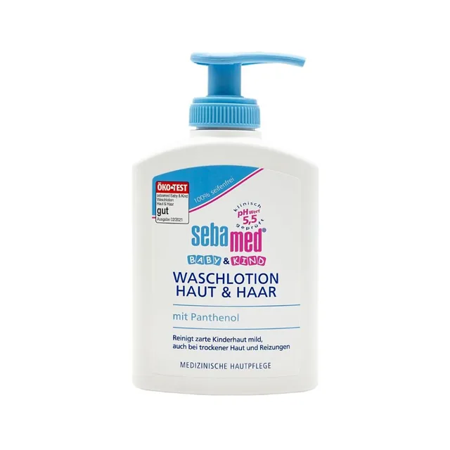 SEBAMED Mycí emulze na tělo a vlasy s pumpičkou 200 ml
