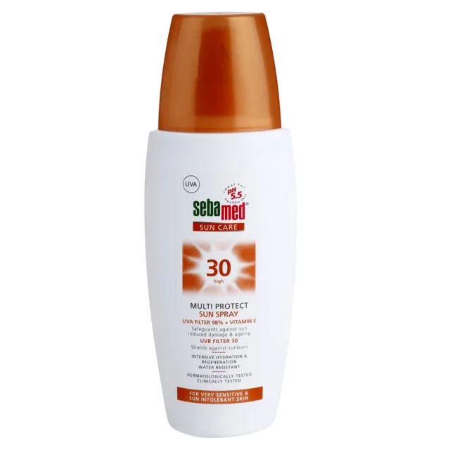 Sebamed Sun Care Multi Protect Sun Spray opalovací sprej pro citlivou pokožku SPF 30 150 ml