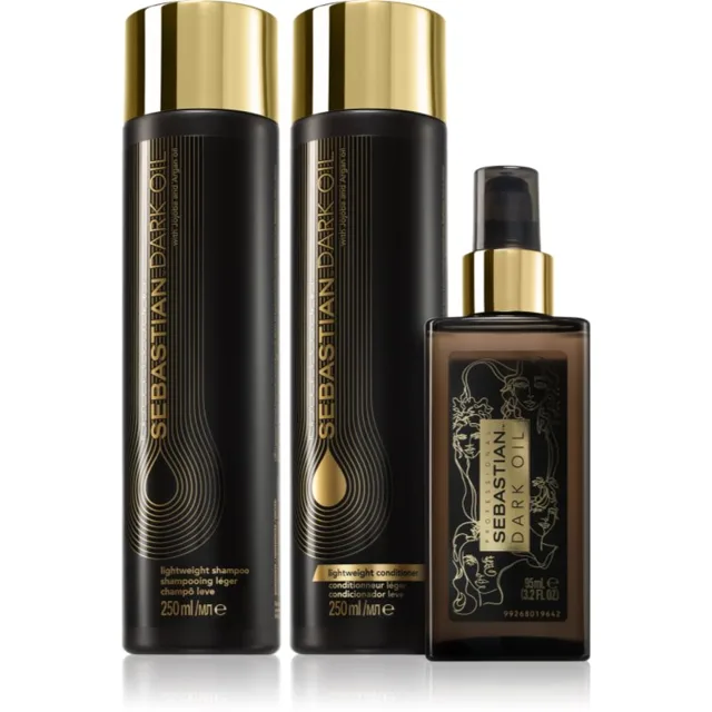 Sebastian Professional Dark Oil Set výhodné balení pro hydrataci a lesk