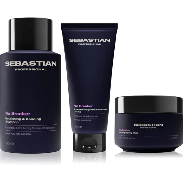 Sebastian Professional No.Breaker Bundle sada pro oslabené vlasy 3 ks