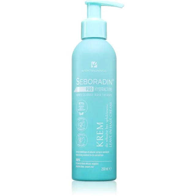 Seboradin PRO HYDRACTIVE Leave-In Hair Cream bezoplachový krém pro suché vlasy 200 ml