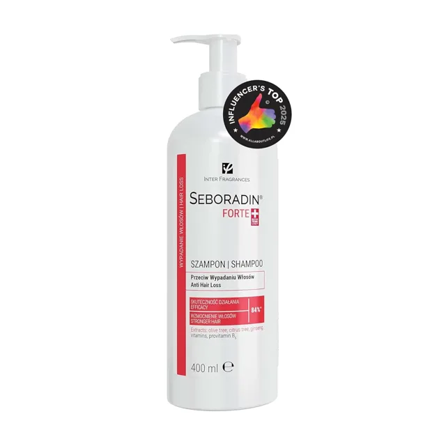Seboradin Šampon proti vypadávání vlasů pro muže 400 ml-(poškozený aplikátor)