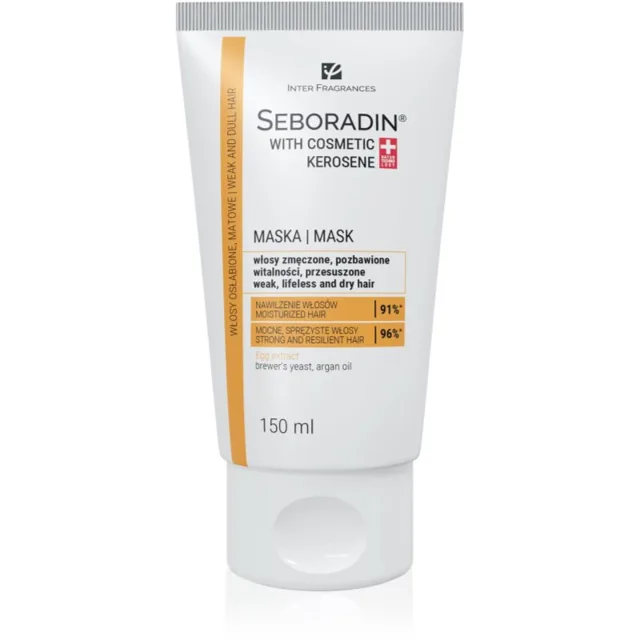 Seboradin With Cosmetic Kerosene maska pro posílení a lesk vlasů 150 ml