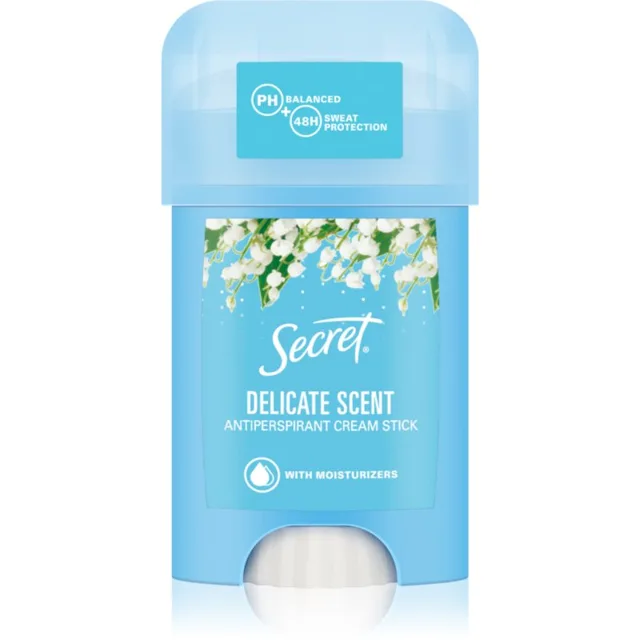 Secret Delicate Antiperspirant Cream Stick krémový antiperspirant pro ženy 40 ml